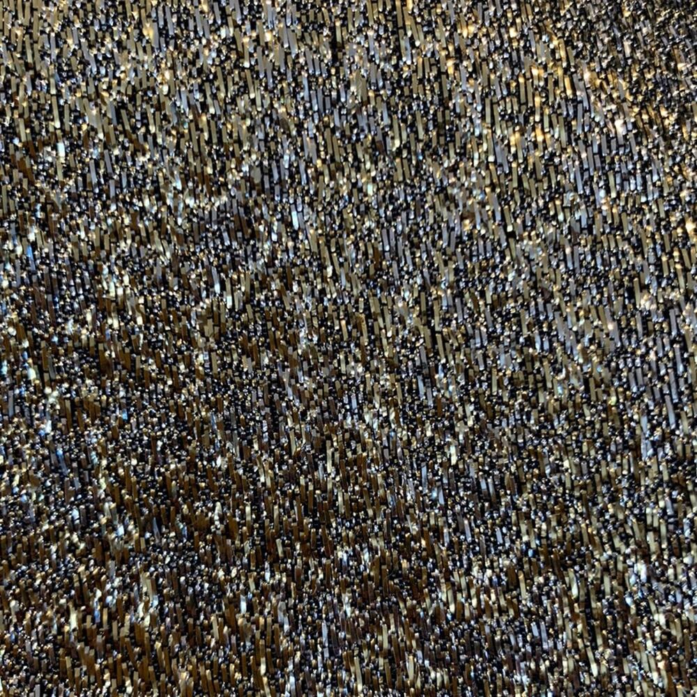 Diane Von Furstenberg Hadlie two metallic gold jacquard sheath dress DVF size 6 - Picture 9 of 13